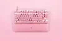 Геймърска клаваитура Razer Huntsman V2 Tenkeyless Linear Optical Switch US Quartz - RZ03-03942000-R3M1