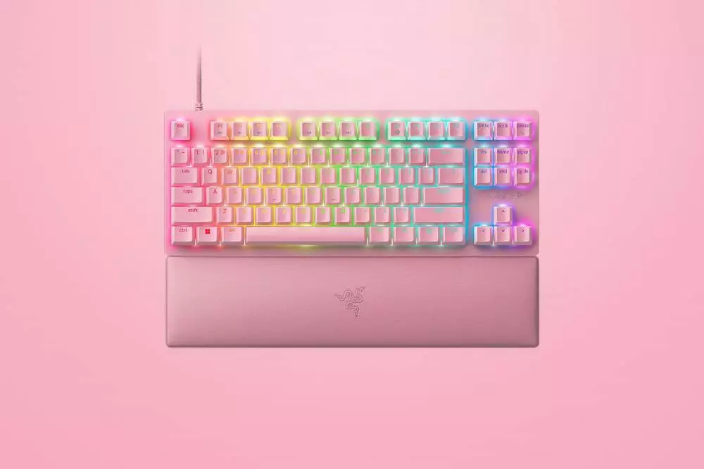 Gaming πληκτρολόγιο Razer Huntsman V2 Tenkeyless Linear Optical Switch US Quartz - RZ03-03942000-R3M1