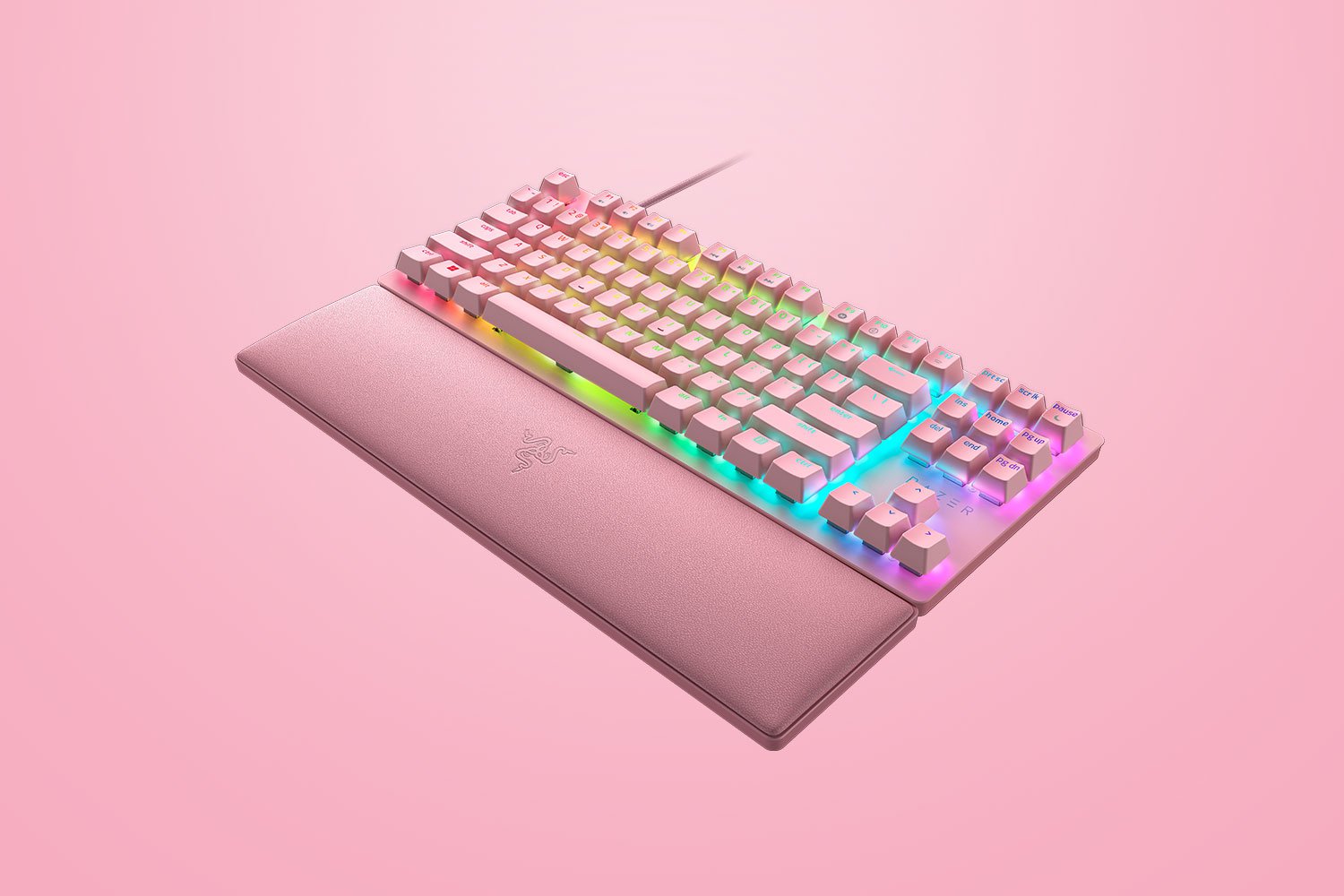 Gaming πληκτρολόγιο Razer Huntsman V2 Tenkeyless Linear Optical Switch US Quartz - RZ03-03942000-R3M1