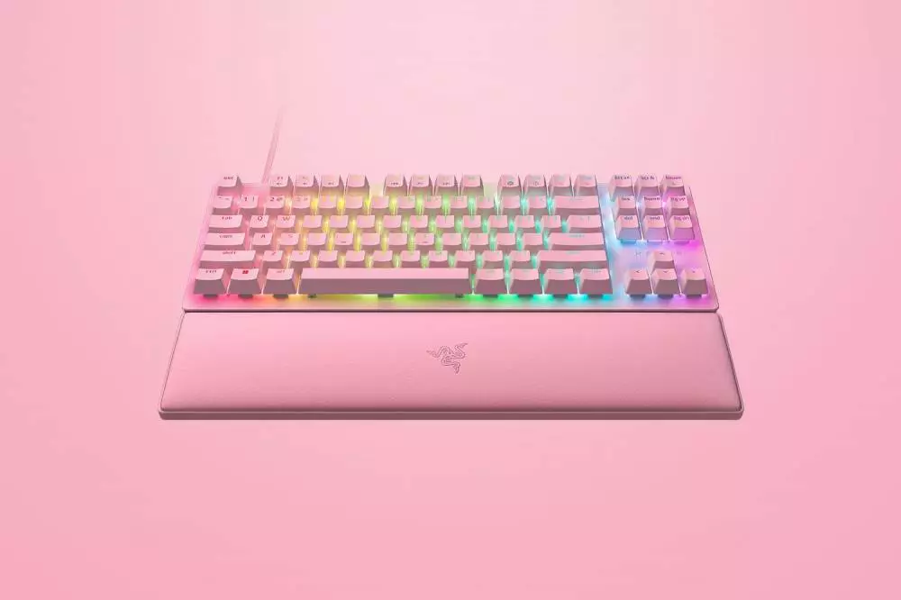 Gaming πληκτρολόγιο Razer Huntsman V2 Tenkeyless Linear Optical Switch US Quartz - RZ03-03942000-R3M1