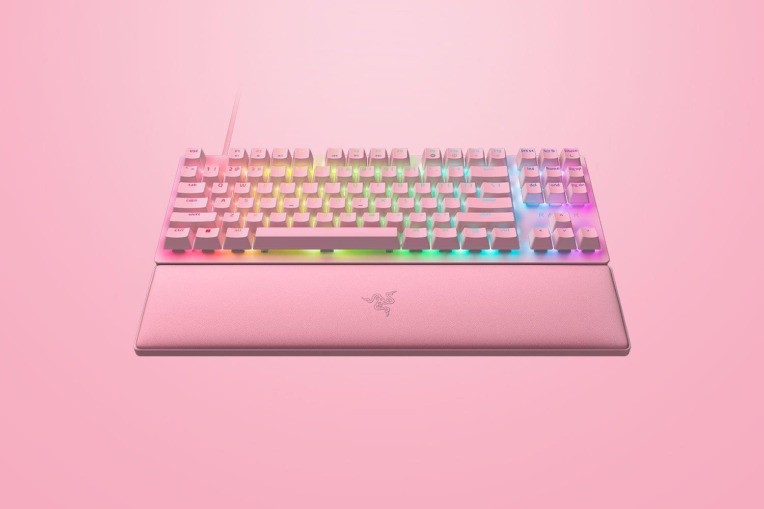 Gaming πληκτρολόγιο Razer Huntsman V2 Tenkeyless Linear Optical Switch US Quartz - RZ03-03942000-R3M1