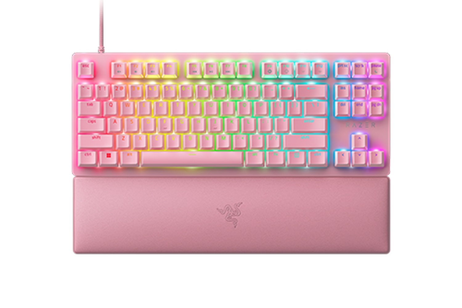 Gaming πληκτρολόγιο Razer Huntsman V2 Tenkeyless Linear Optical Switch US Quartz - RZ03-03942000-R3M1