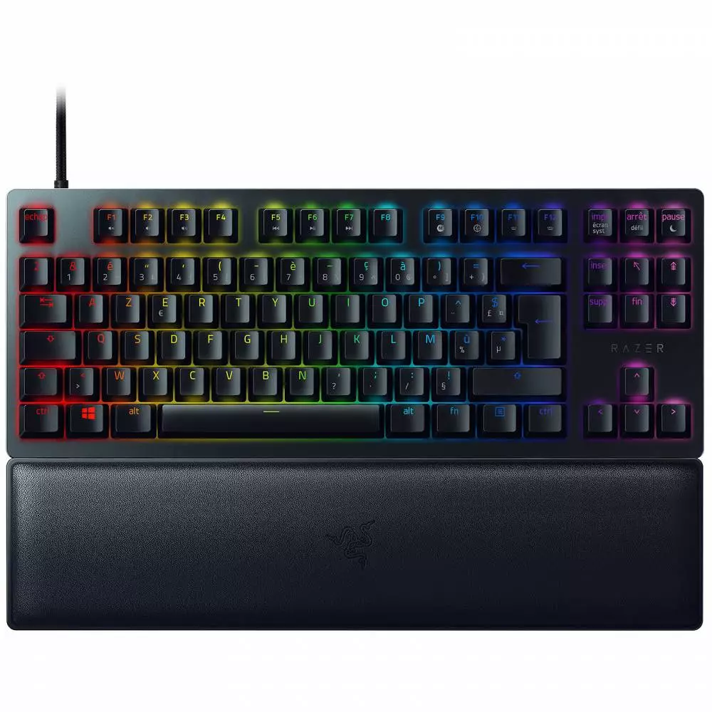 Геймърска клаваитура Razer Huntsman V2 Tenkeyless Clicky Optical Switch US Black - RZ03-03940300-R3M1
