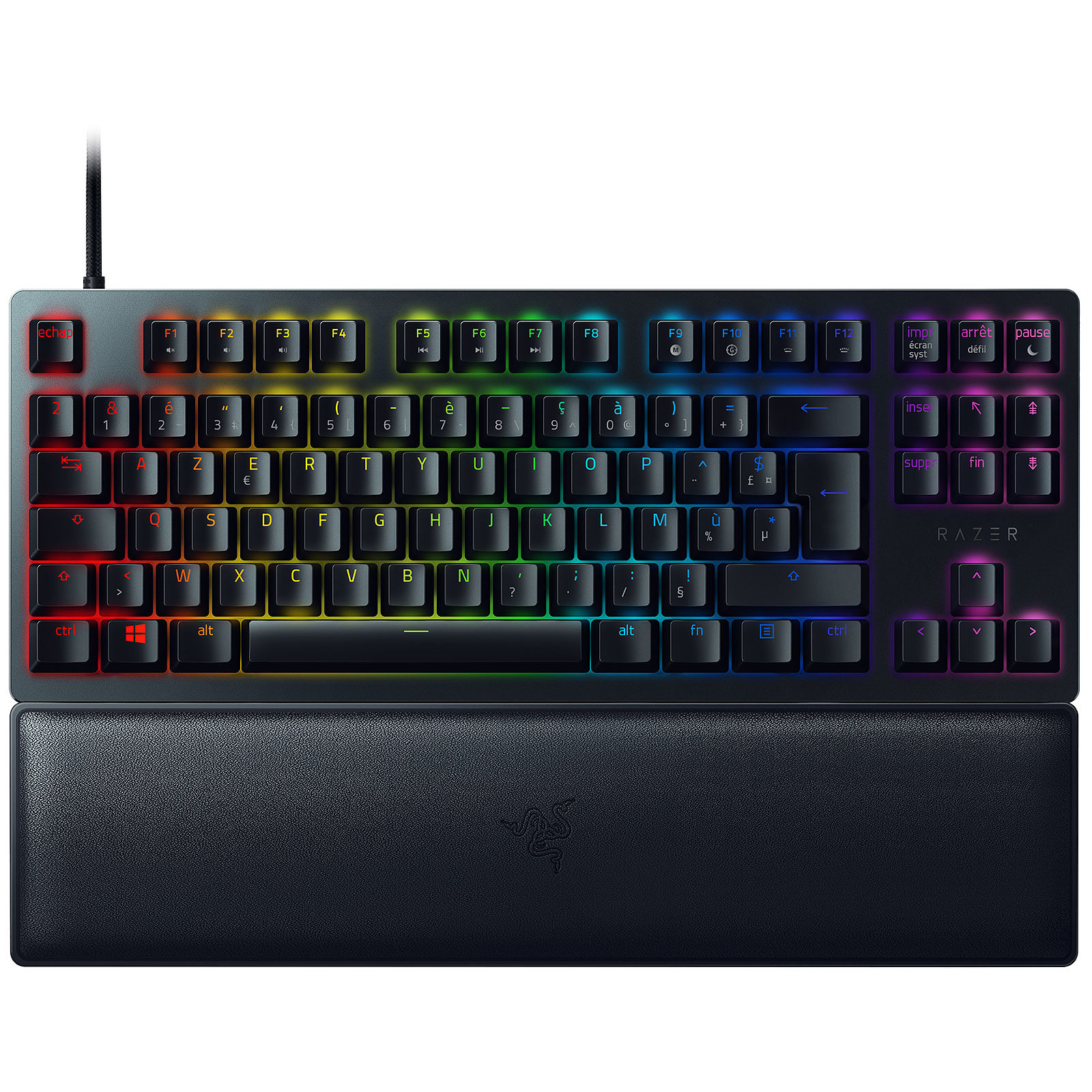 Геймърска клаваитура Razer Huntsman V2 Tenkeyless Clicky Optical Switch US Black -  RZ03-03940300-R3M1