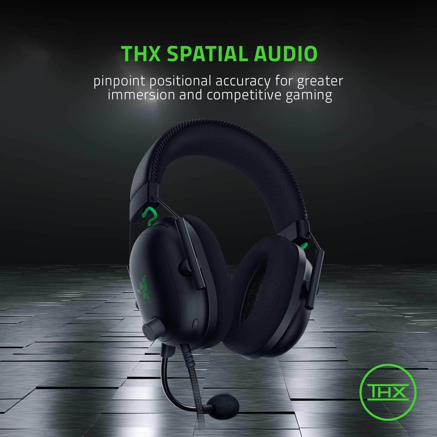 Геймърски слушалки Razer BlackShark V2 Black With USB Sound Card - RZ04-03230100-R3M1