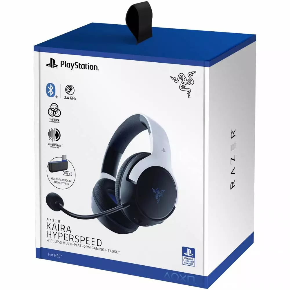 Геймърски слушалки Razer Kaira HyperSpeed PlayStation Licensed - RZ04-03980200-R3G1
