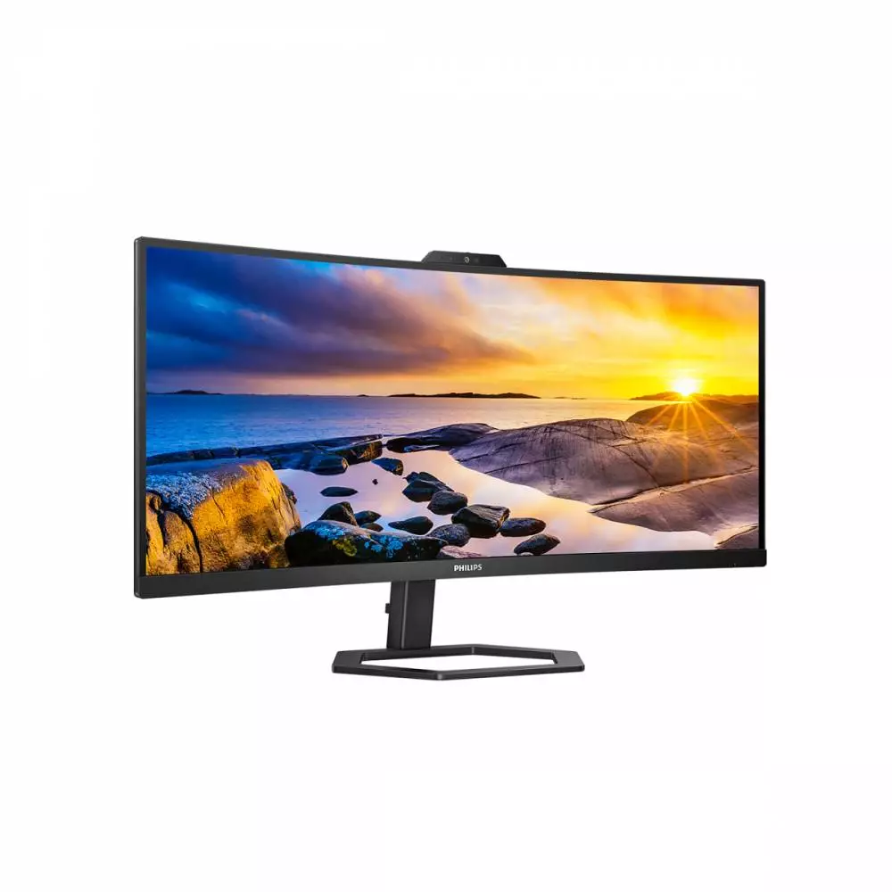 Монитор Philips 34E1C5600HE/00, 34", 3440x1440, 100Hz, 1ms, Adaptive sync, USB Type-C, WebCam