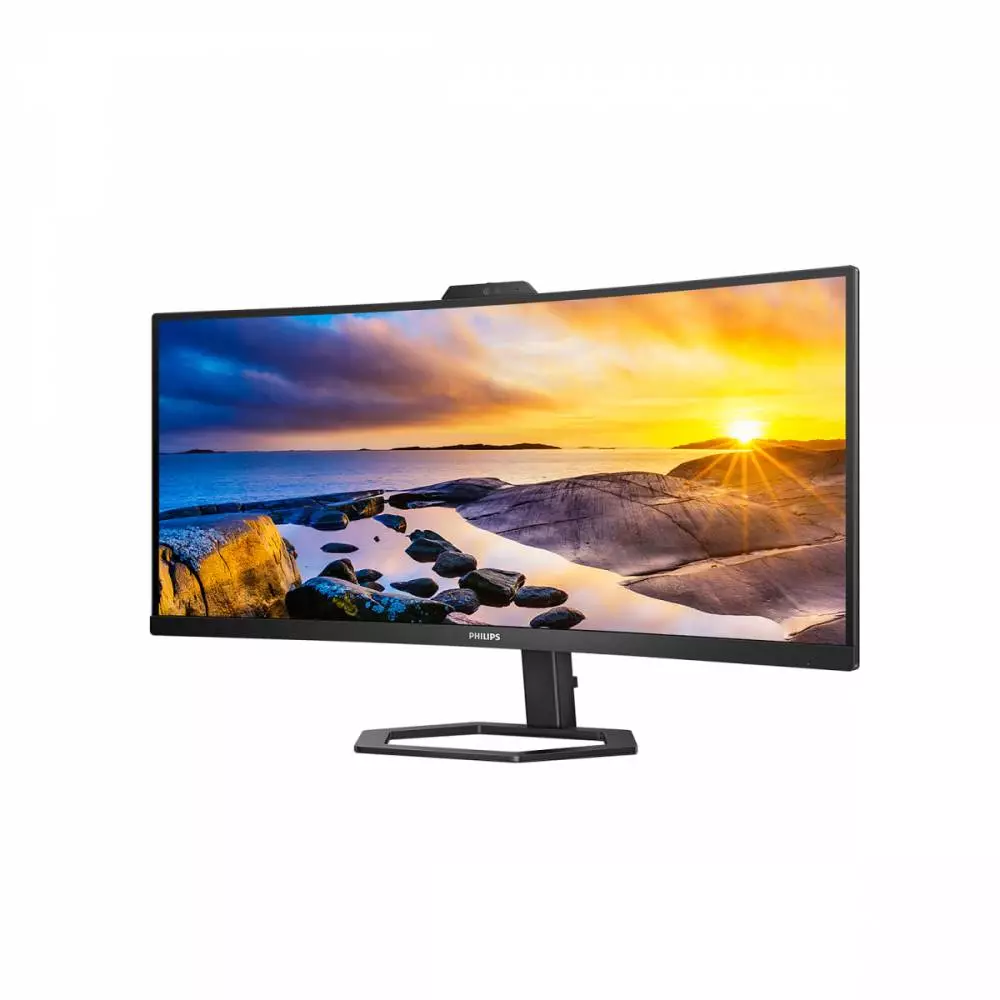 Монитор Philips 34E1C5600HE/00, 34", 3440x1440, 100Hz, 1ms, Adaptive sync, USB Type-C, WebCam
