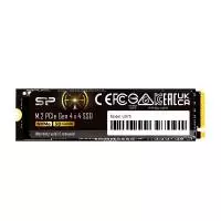 Диск SSD Silicon Power US75 1TB M.2 2280 NVMe PCIe Gen 4x4 - SP01KGBP44US7505