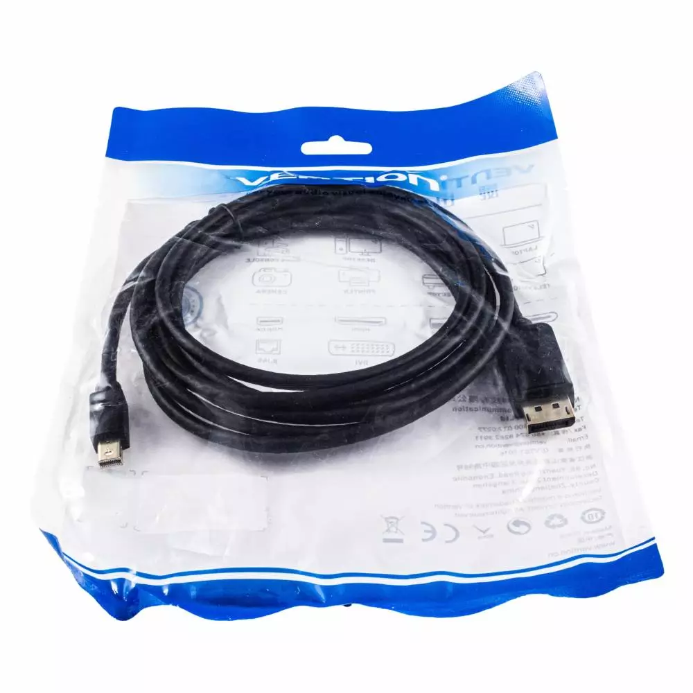 Vention кабел Mini Display Port M/ Display Port M 2.5m - HAABAW