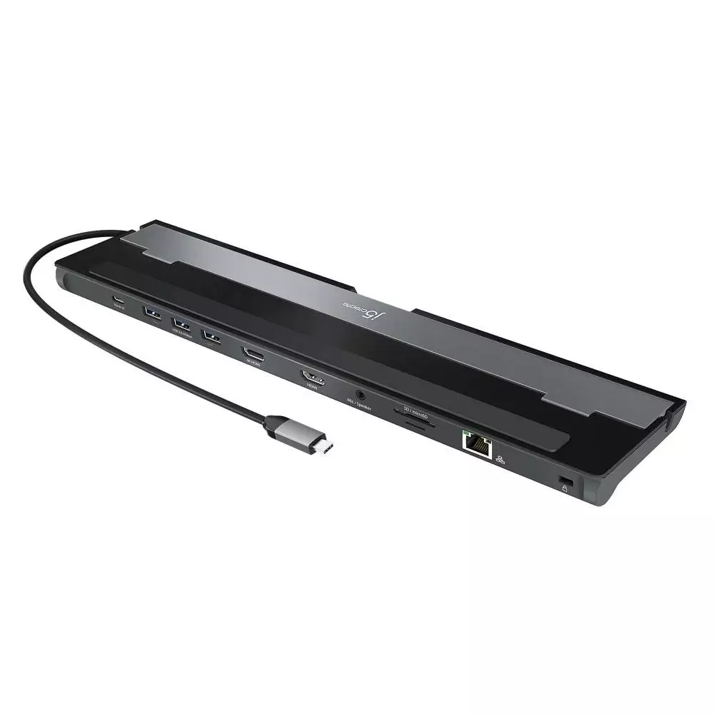 Докинг станция j5create JCD542, За два монитора, 100W PD