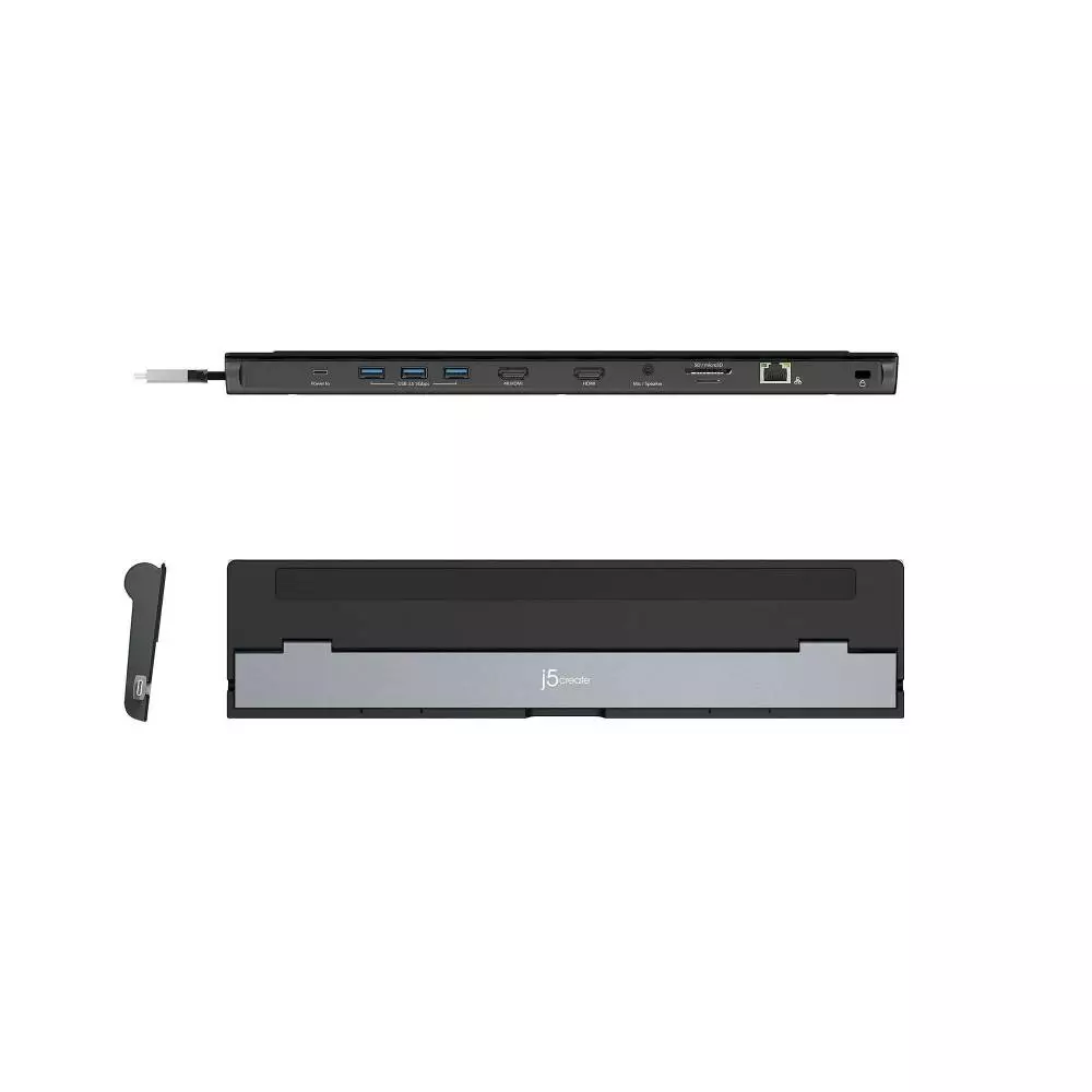 Докинг станция j5create JCD542, За два монитора, 100W PD
