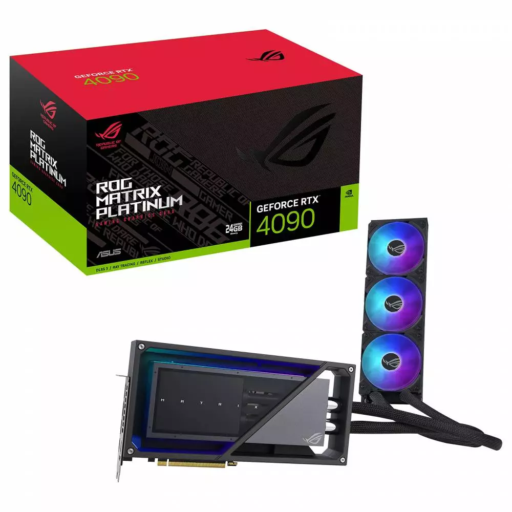 Видео карта ASUS ROG Matrix Platinum GeForce RTX 4090 24GB GAMING GDDR6X - 90YV0ID7-M0NM00 