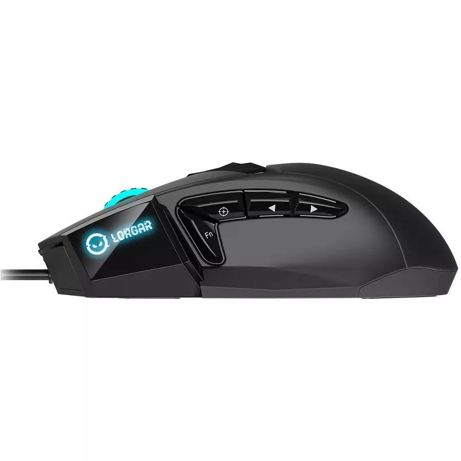 Геймърска мишка LORGAR STRICTER 579 Optical Gaming Mouse OLED - LRG-GMS579