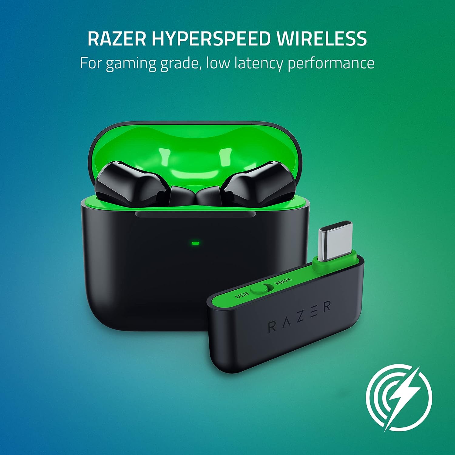 Геймръски слушалки RAZER HAMMERHEAD HYPERSPEED - RZ12-03820200-R3G1