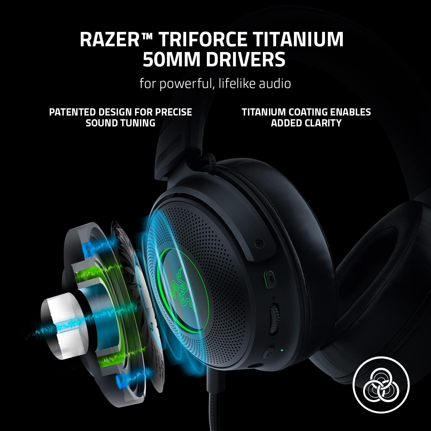 Геймърски слушалки RAZER KRAKEN V3 PRO - RZ04-03460100-R3M1