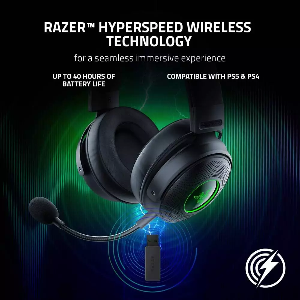 Геймърски слушалки RAZER KRAKEN V3 PRO - RZ04-03460100-R3M1