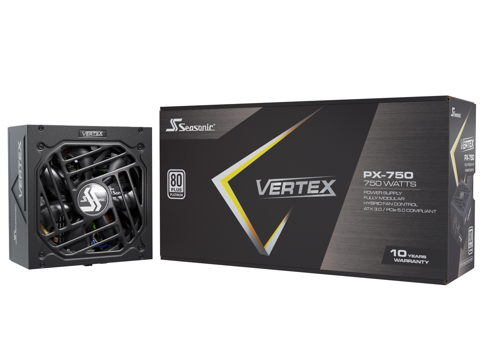 Захранване Seasonic VERTEX PX-750W (750W) 80 Plus Platinum, ATX 3.0, Fully Modular