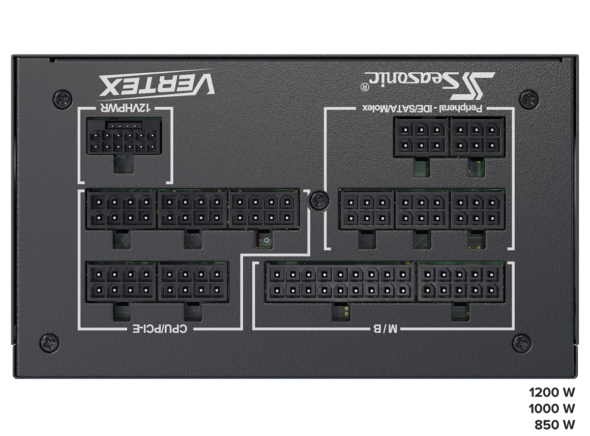 Захранване Seasonic VERTEX PX-850W (850W) 80 Plus Platinum, ATX 3.0, Fully Modular