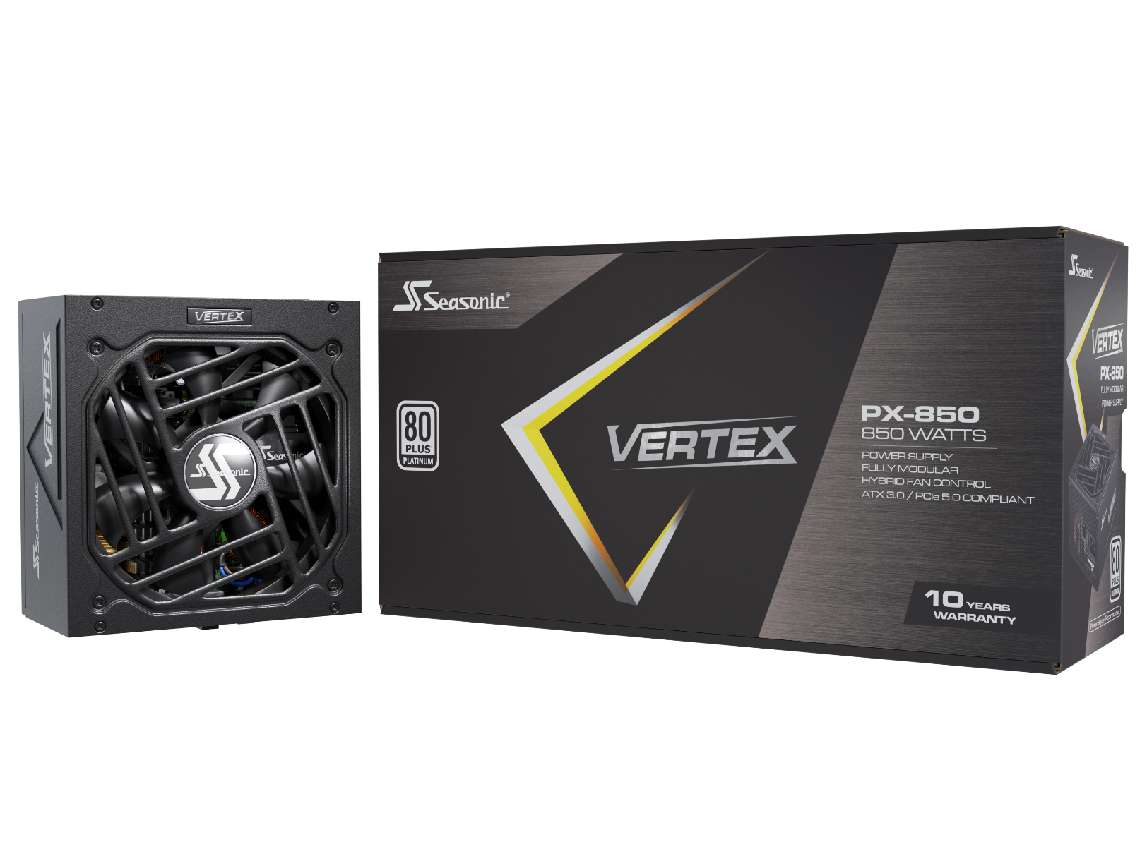 Захранване Seasonic VERTEX PX-850W (850W) 80 Plus Platinum, ATX 3.0, Fully Modular