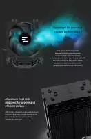 Охладител за процесор Zalman CNPS4X BLACK CPU Cooler LGA1700/AM5