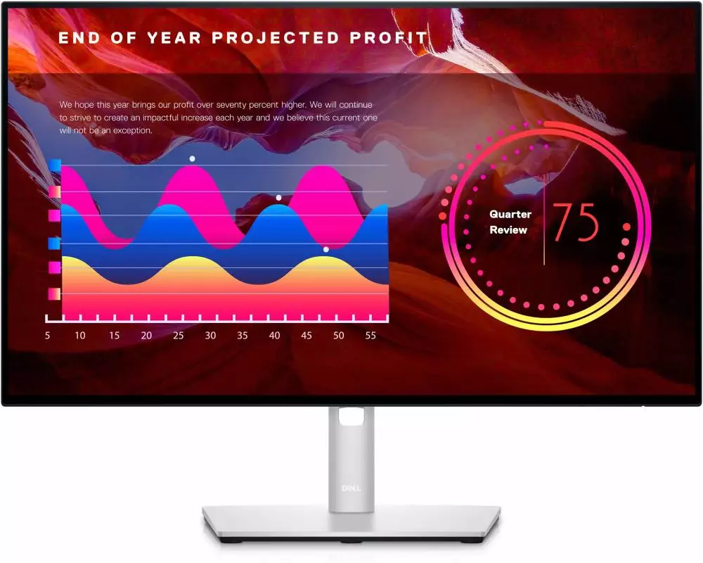 Монитор Dell U2422H, 23.8", IPS, Full HD 1920x1080, 5 ms, 60 Hz, HDMI, DP, USB-C