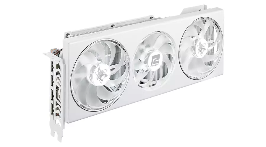 Видео карта PowerColor AMD Radeon RX 7800 XT Hellhound White 16GB GDDR6