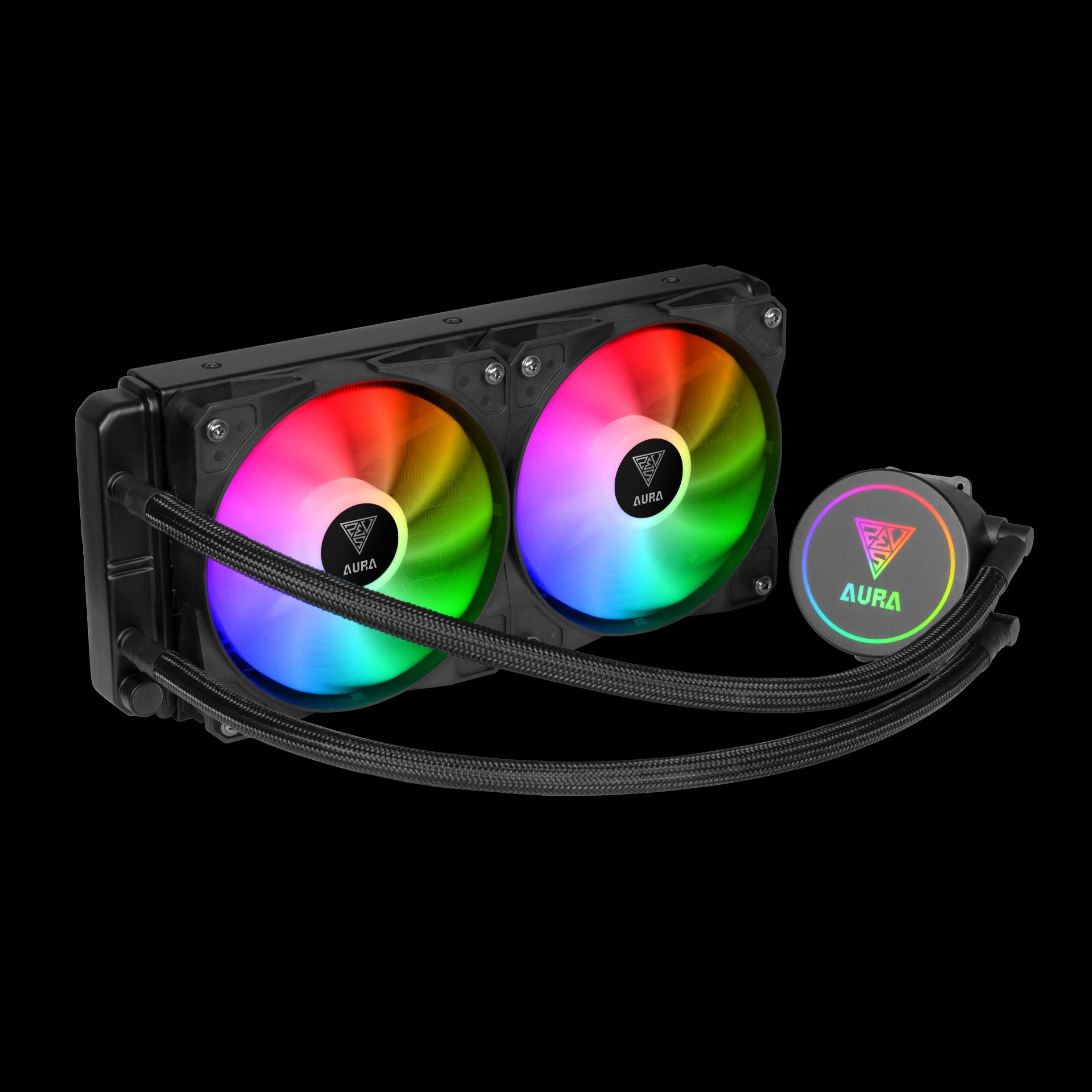 Водно охлаждане за процесор Gamdias AURA GL240 RGB Water Cooling 240mm