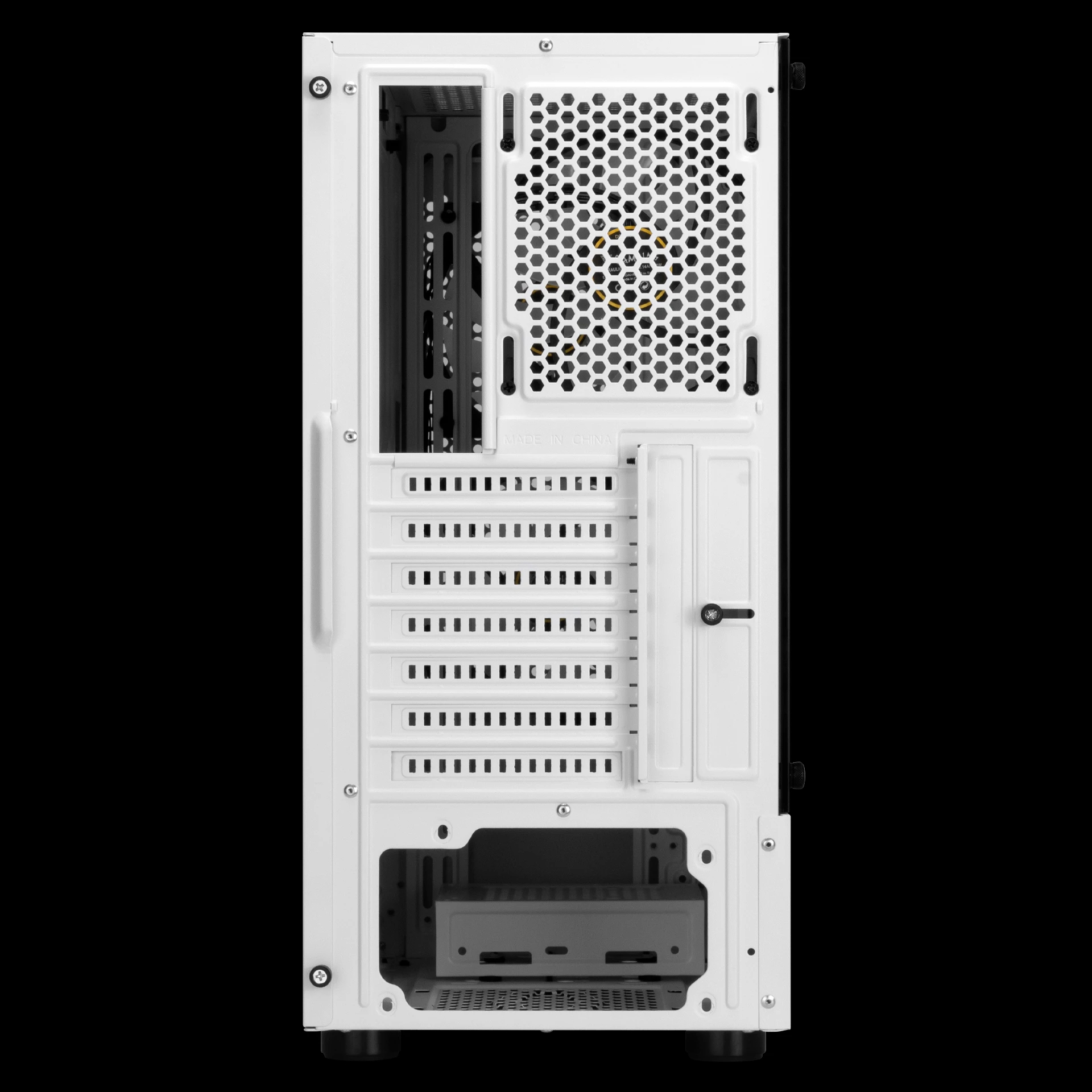 Кутия Gamdias TALOS E3 MESH White aRGB Tempered Glass Case ATX