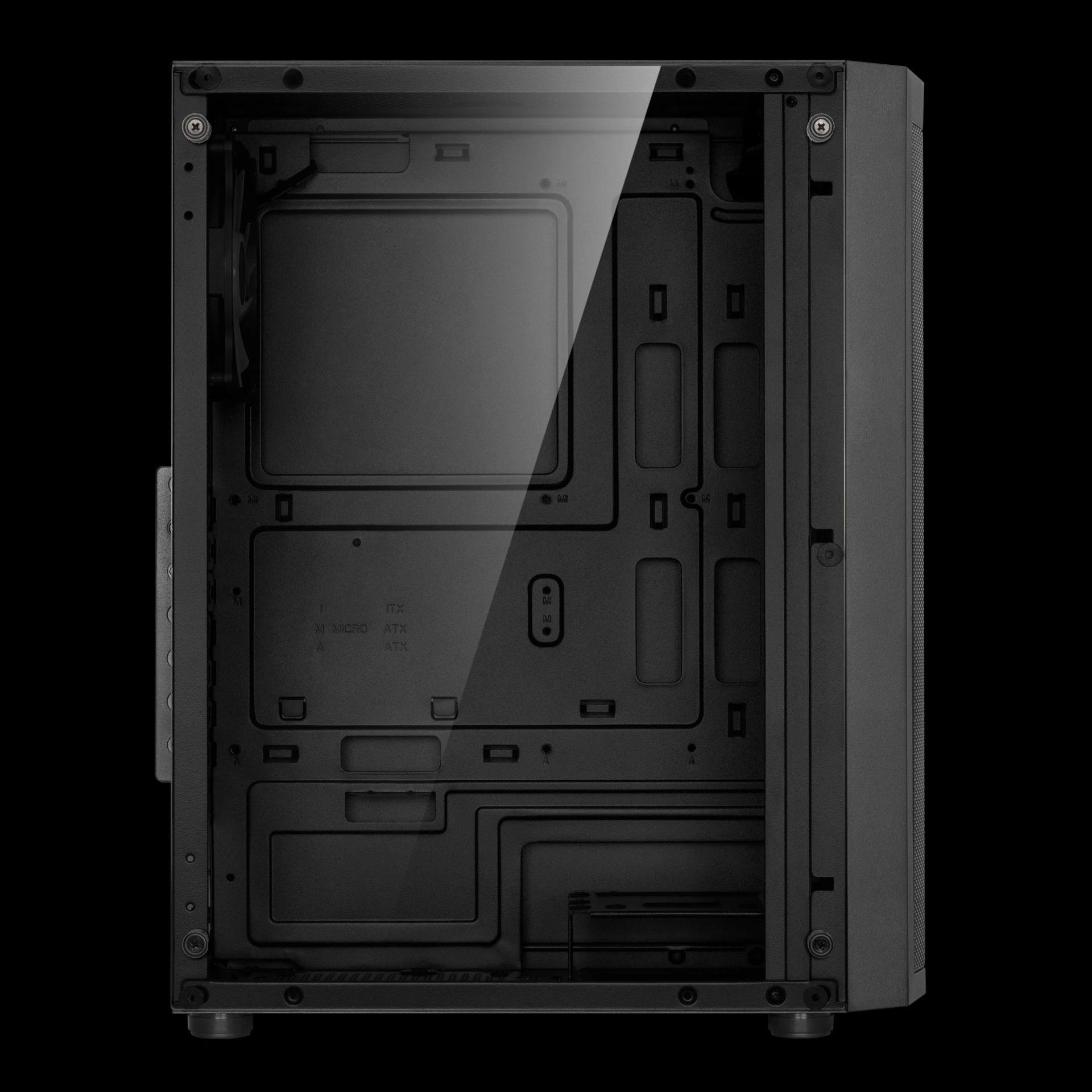 Кутия Gamdias AURA GC3 Mesh aRGB Tempered Glass Case ATX