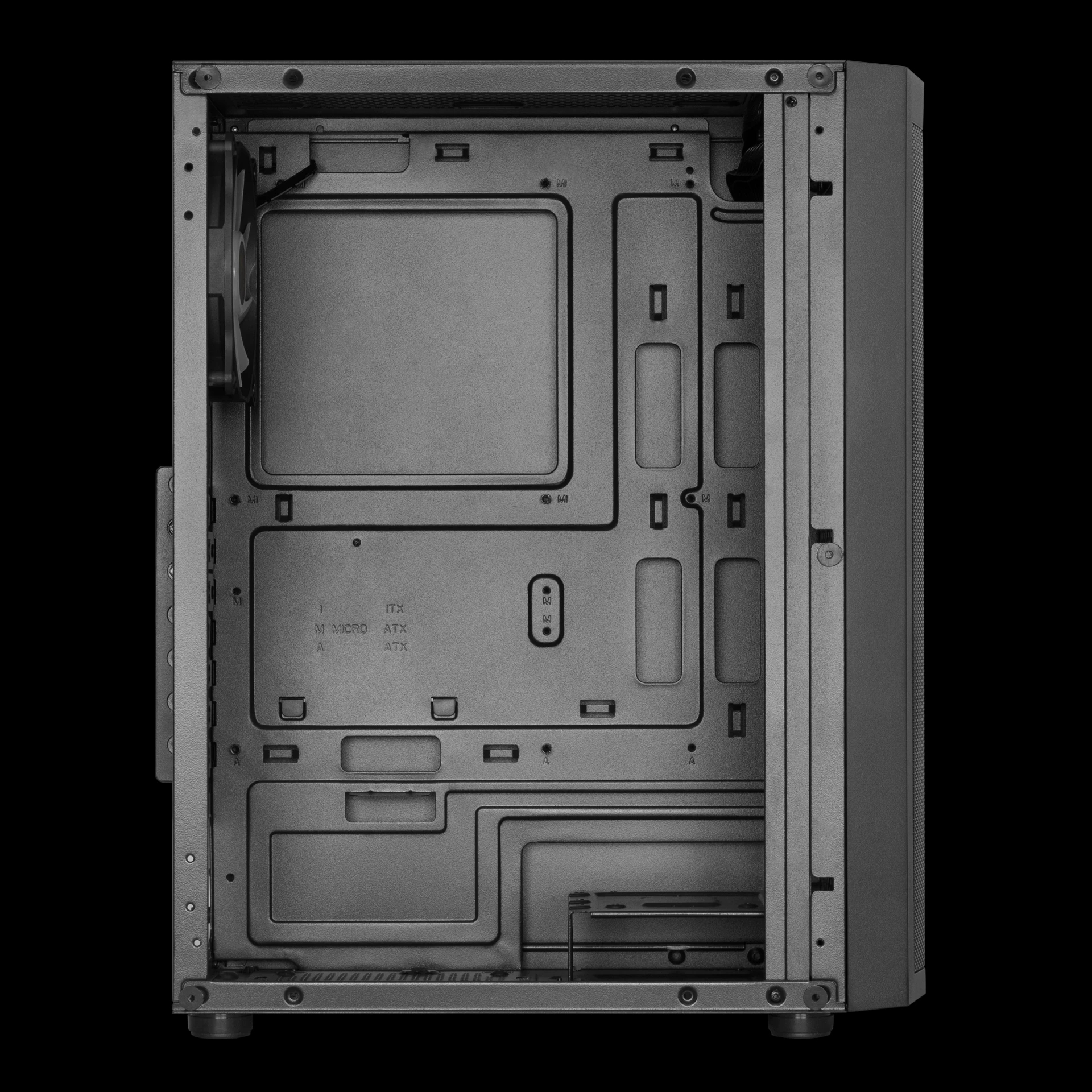 Кутия Gamdias AURA GC3 Mesh aRGB Tempered Glass Case ATX