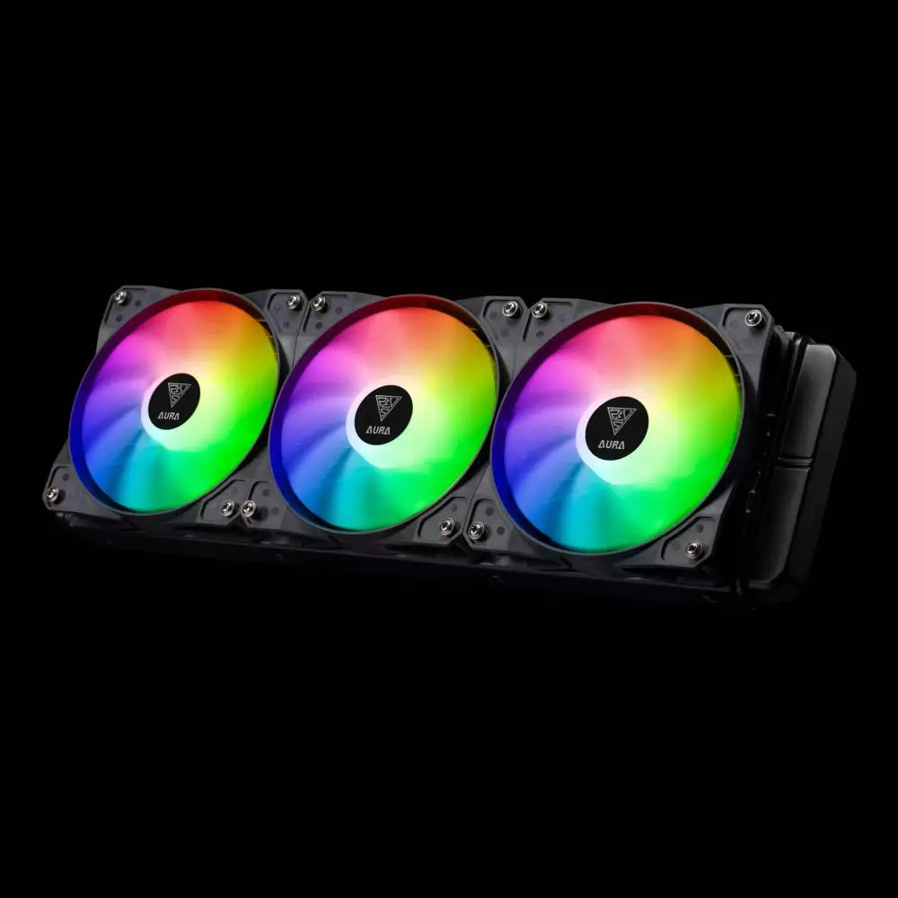 Водно охлаждане за процесор  Gamdias AURA GL360 RGB Water Cooling 360mm