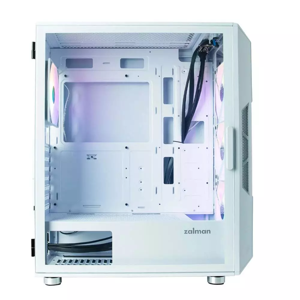 Кутия Zalman I3 NEO White RGB Mesh Case ATX Tempered Glass
