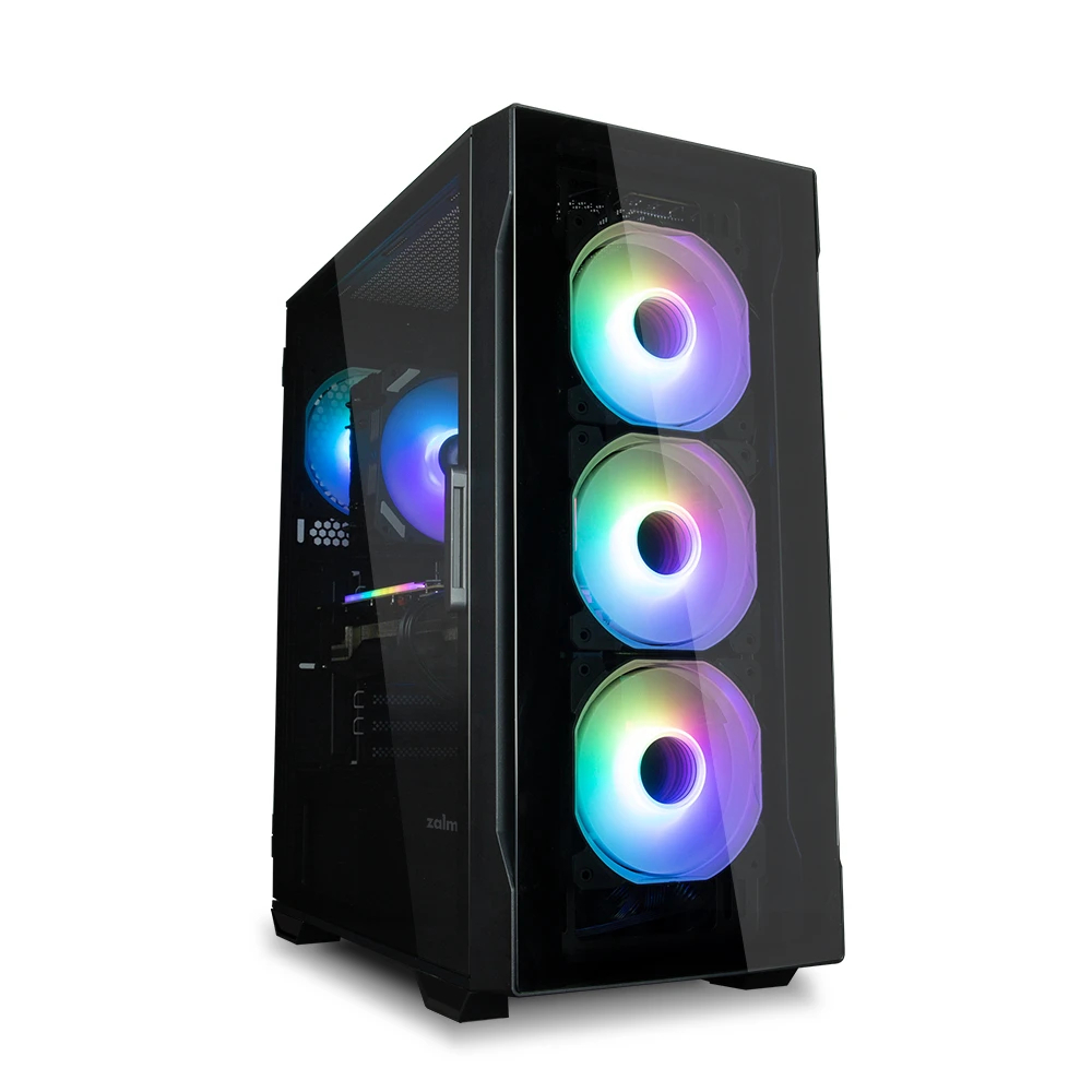 Кутия Zalman I3 NEO Black RGB Case ATX Tempered Glass