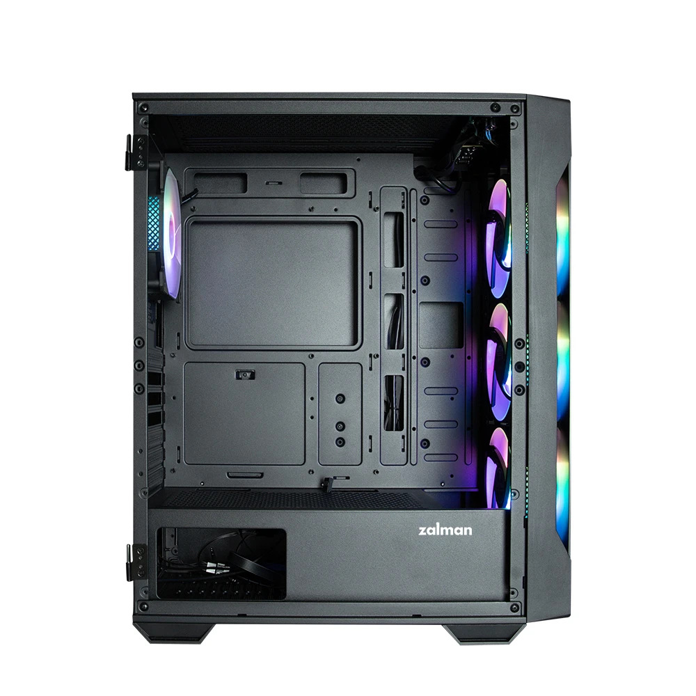 Кутия Zalman I3 NEO Black RGB Case ATX Tempered Glass