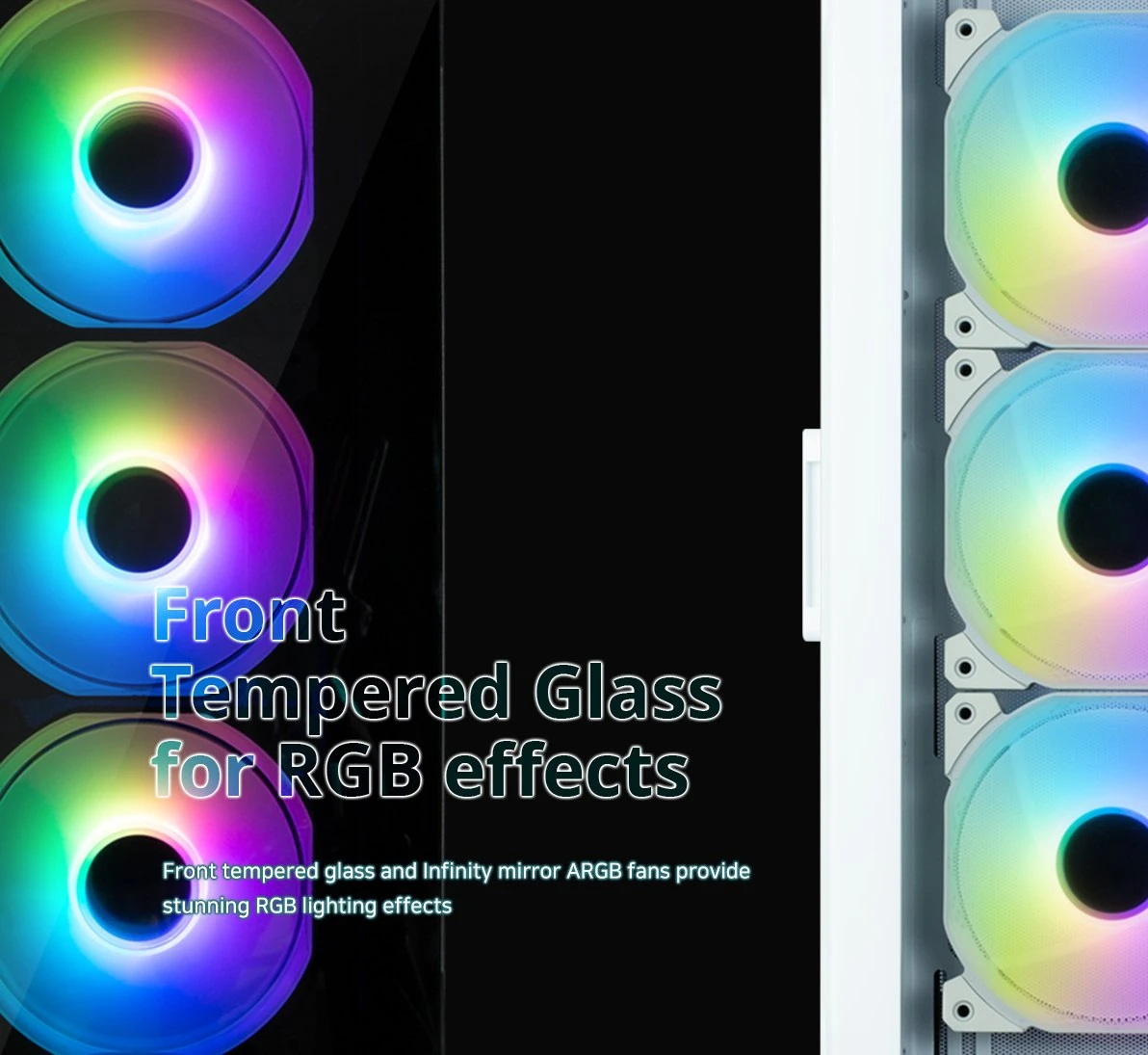Кутия Zalman I3 NEO Black RGB Case ATX Tempered Glass