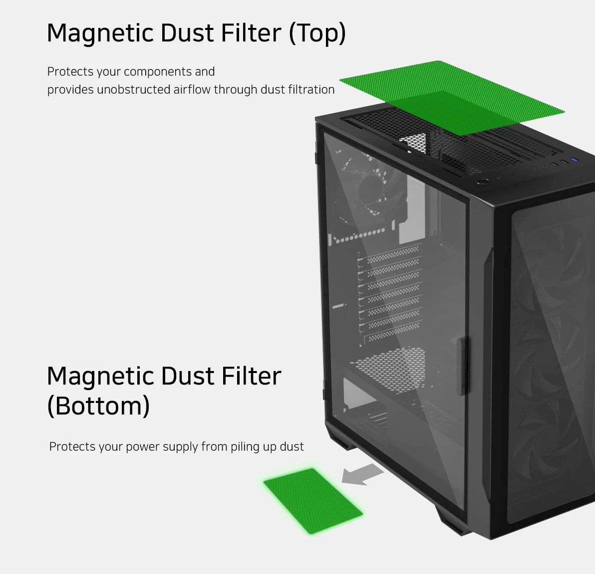 Кутия Zalman I3 NEO Black RGB Case ATX Tempered Glass