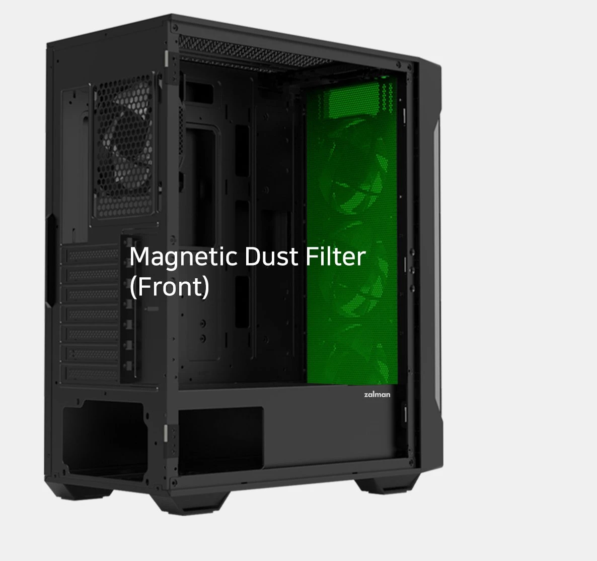 Кутия Zalman I3 NEO Black RGB Case ATX Tempered Glass