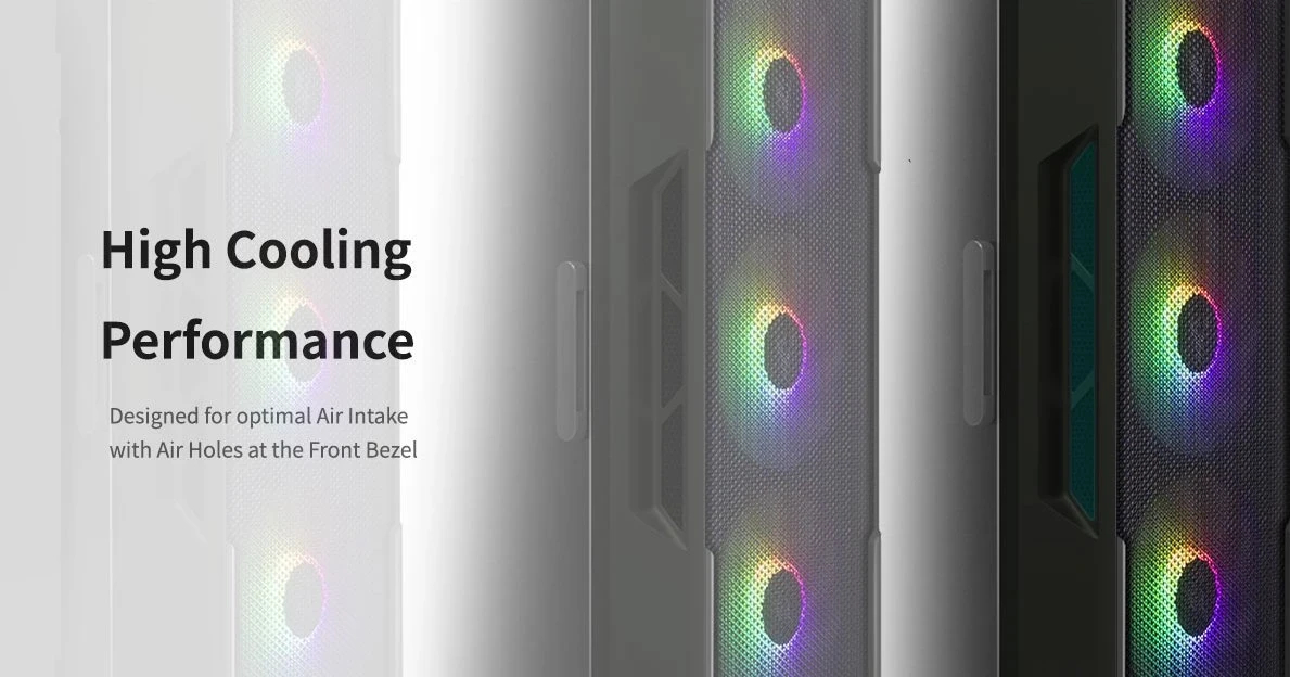 Кутия Zalman I3 NEO Black RGB Mesh Case ATX Tempered Glass
