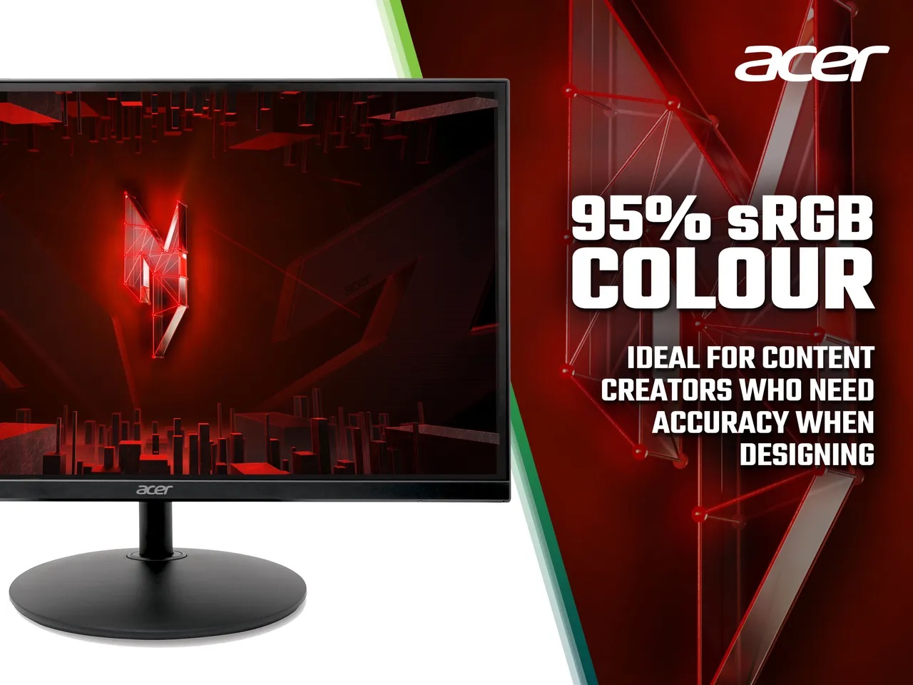 Монитор Acer Nitro XF270S3biphx, 27", VA, FHD 1920x1080, 180Hz, 1ms, HDR, AMD FreeSync Premium - UM.HX0EE.301 