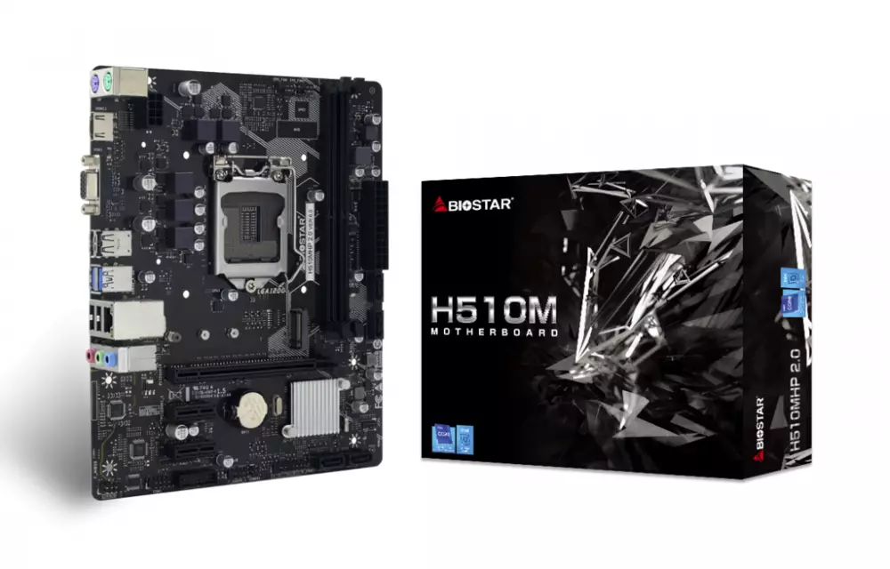 Дънна платка Biostar H510MHP 2.0 LGA1200 DDR4 mATX