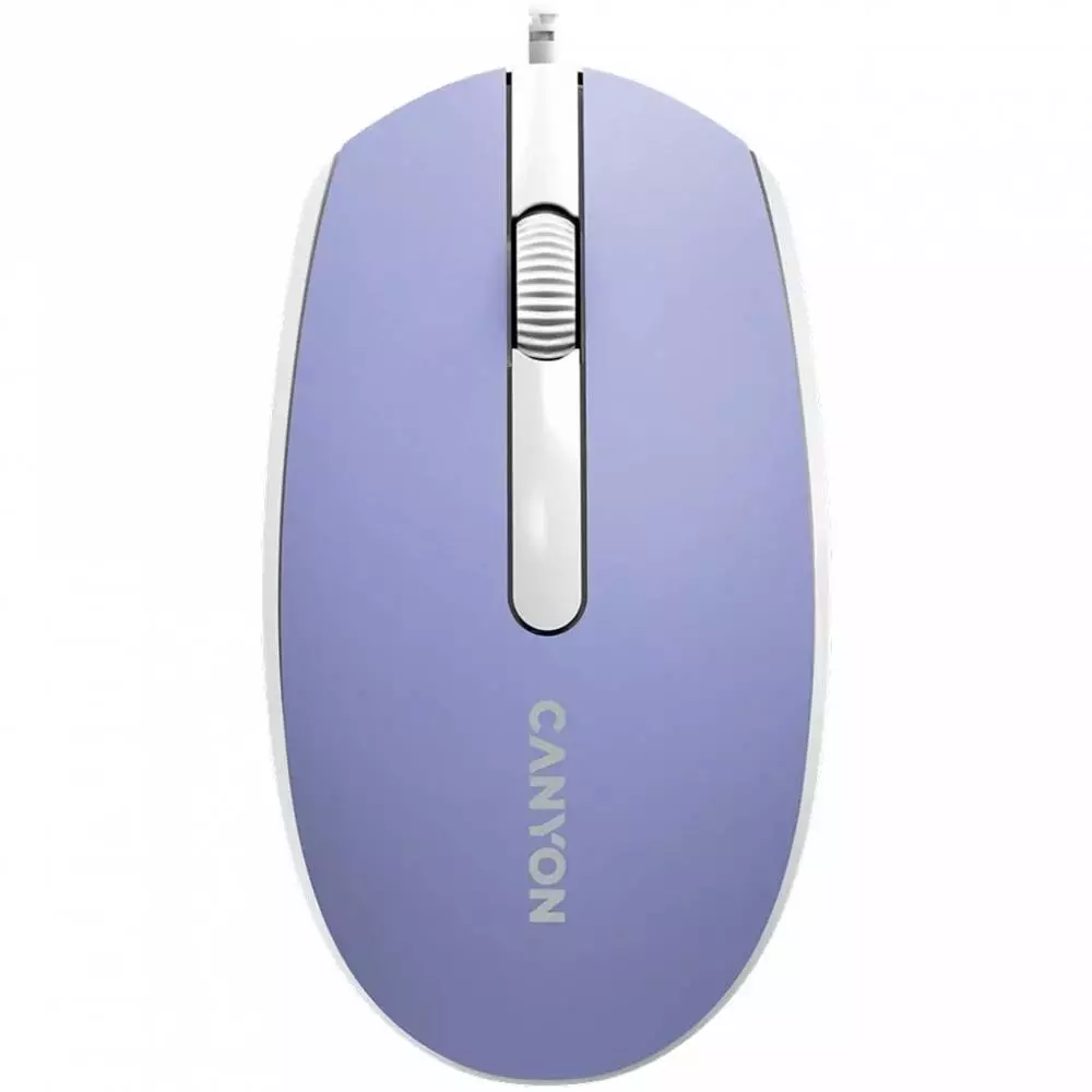 Мишка CANYON M-10 CNE-CMS10ML Wired Optical Mouse Mountain Lavender