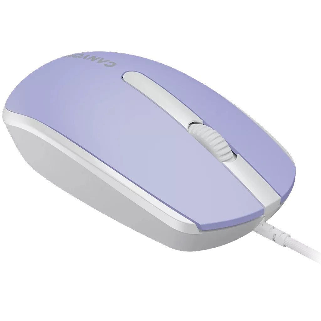 Мишка CANYON M-10 CNE-CMS10ML Wired Optical Mouse Mountain Lavender