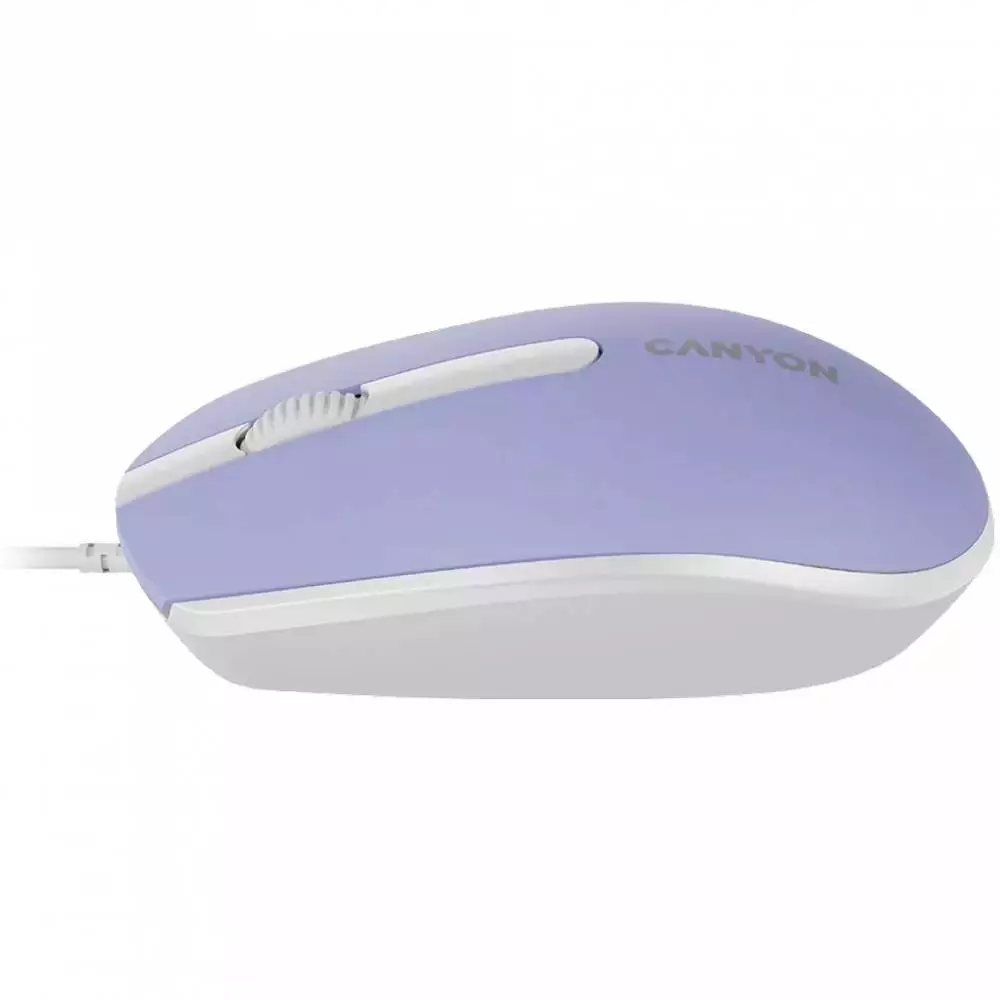 Мишка CANYON M-10 CNE-CMS10ML Wired Optical Mouse Mountain Lavender