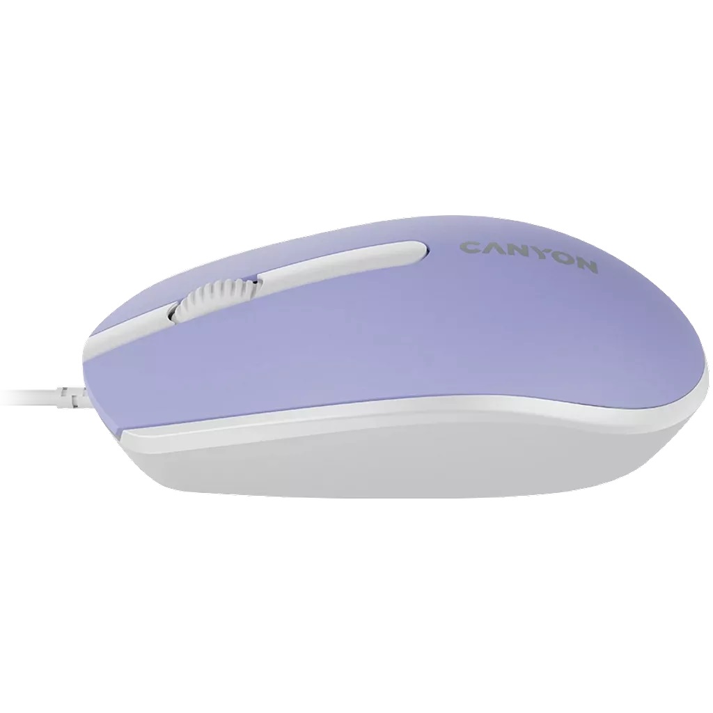 Мишка CANYON M-10 CNE-CMS10ML Wired Optical Mouse Mountain Lavender