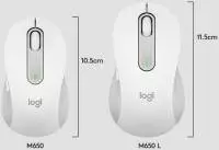 Безжична Мишка Logitech Signature M650 for Business, Бяла - 910-006275