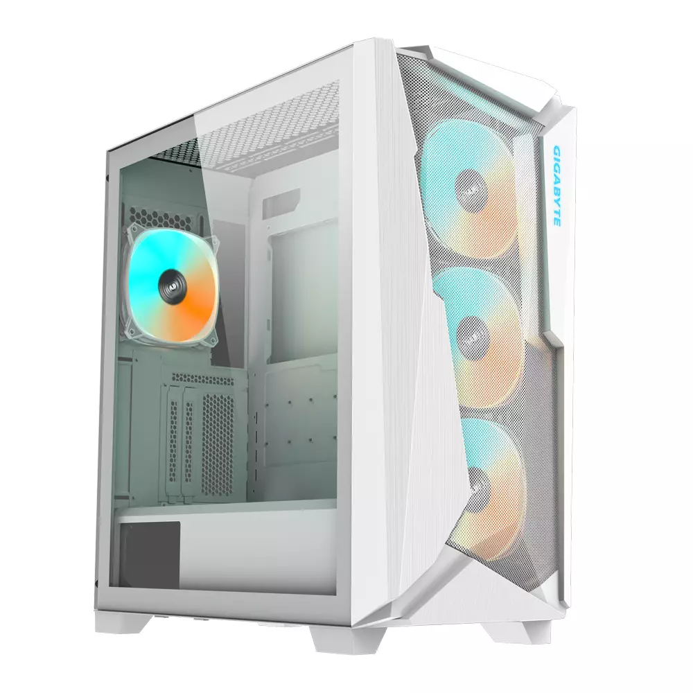Кутия Gigabyte C301 WHITE V2 Tempered Glass Mid-Tower RGB Fusion