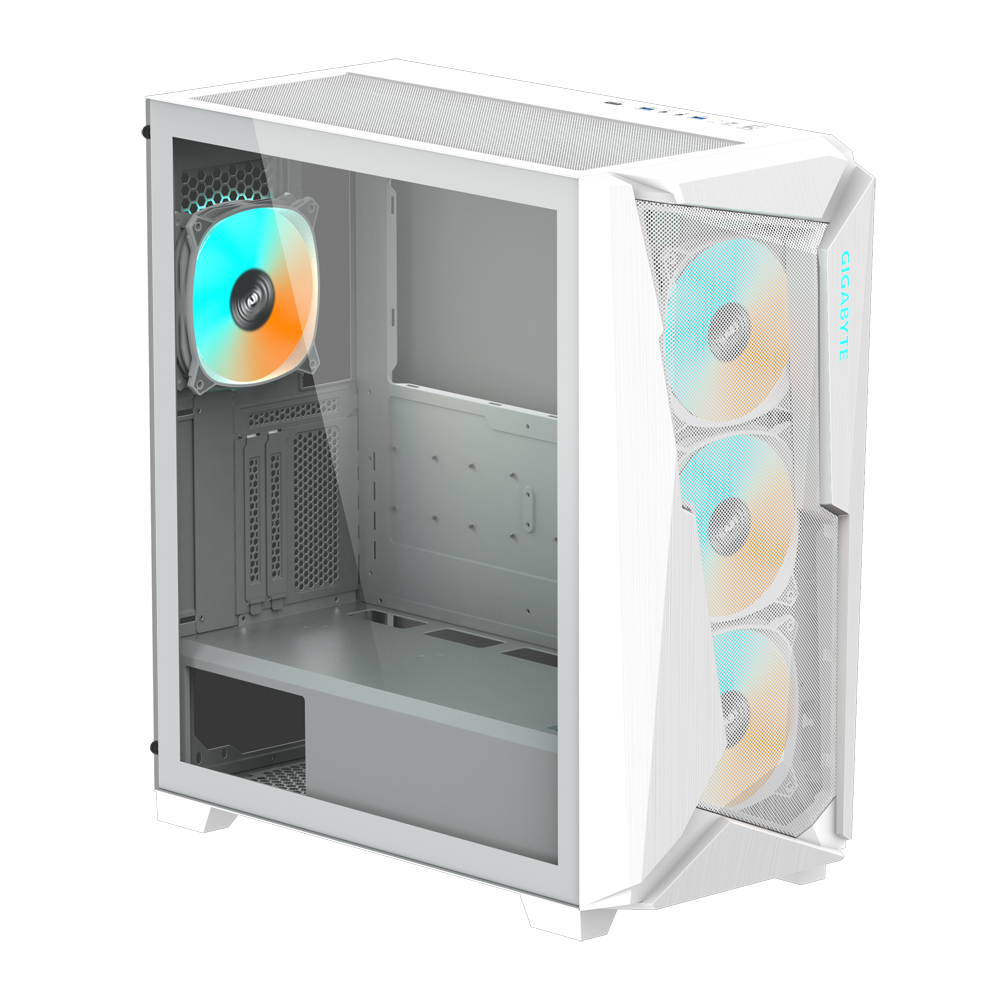 Кутия Gigabyte C301 WHITE V2 Tempered Glass Mid-Tower RGB Fusion 