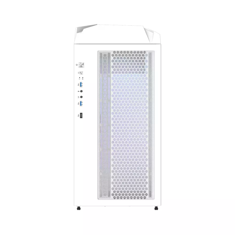 Кутия Gigabyte C301 WHITE V2 Tempered Glass Mid-Tower RGB Fusion