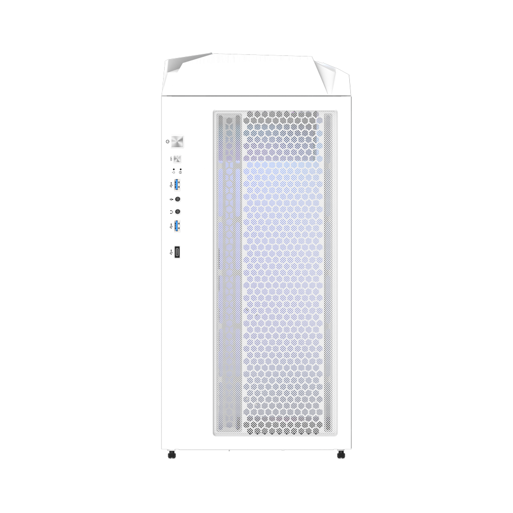 Кутия Gigabyte C301 WHITE V2 Tempered Glass Mid-Tower RGB Fusion 